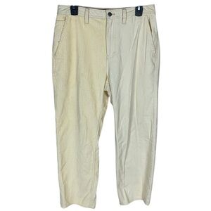 Men's Paterson Cream Butter Yellow Corduroy Blocked Made For Play Skate Pants 30